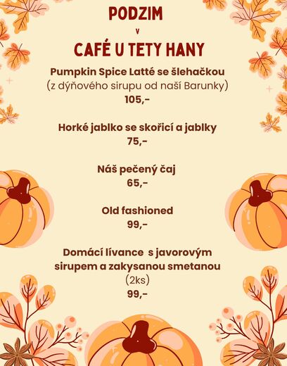 Říjen v Café u tety Hany 2024